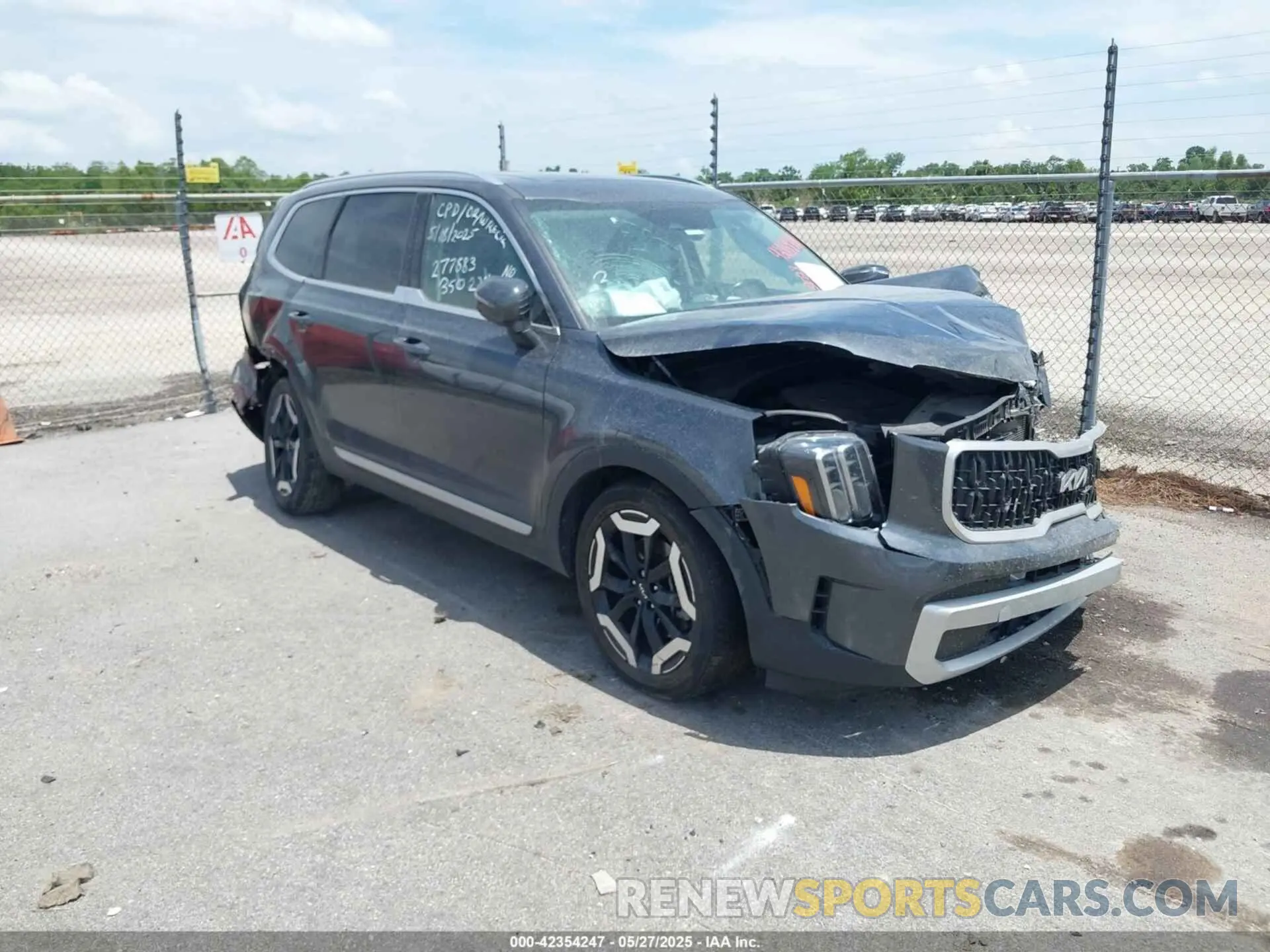 1 Photograph of a damaged car 5XYP34GC3PG350224 KIA TELLURIDE 2023