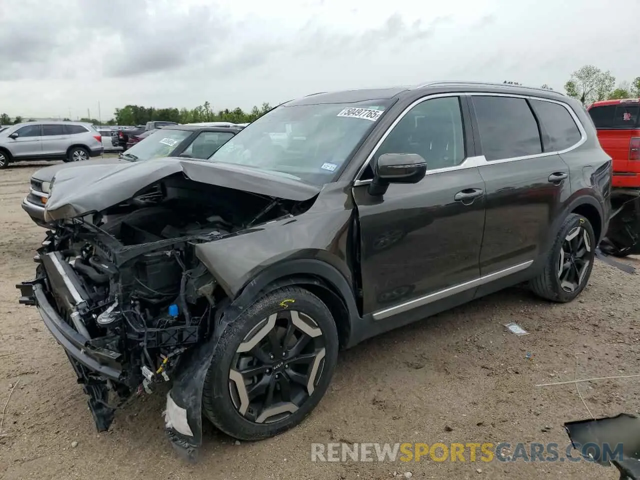 1 Photograph of a damaged car 5XYP34GC7PG348752 KIA TELLURIDE 2023