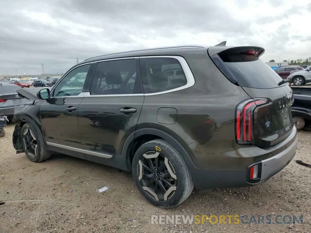 2 Photograph of a damaged car 5XYP34GC7PG348752 KIA TELLURIDE 2023