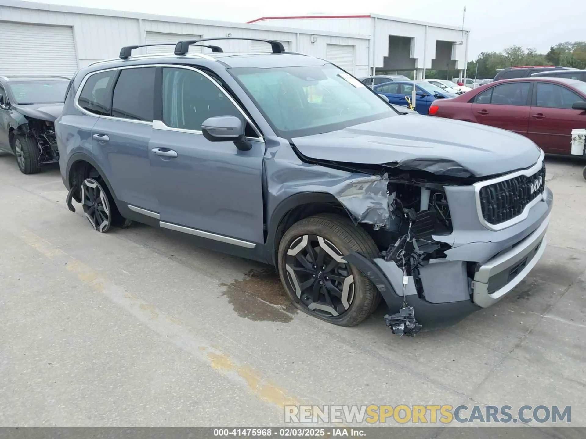 1 Photograph of a damaged car 5XYP34GC7PG356057 KIA TELLURIDE 2023