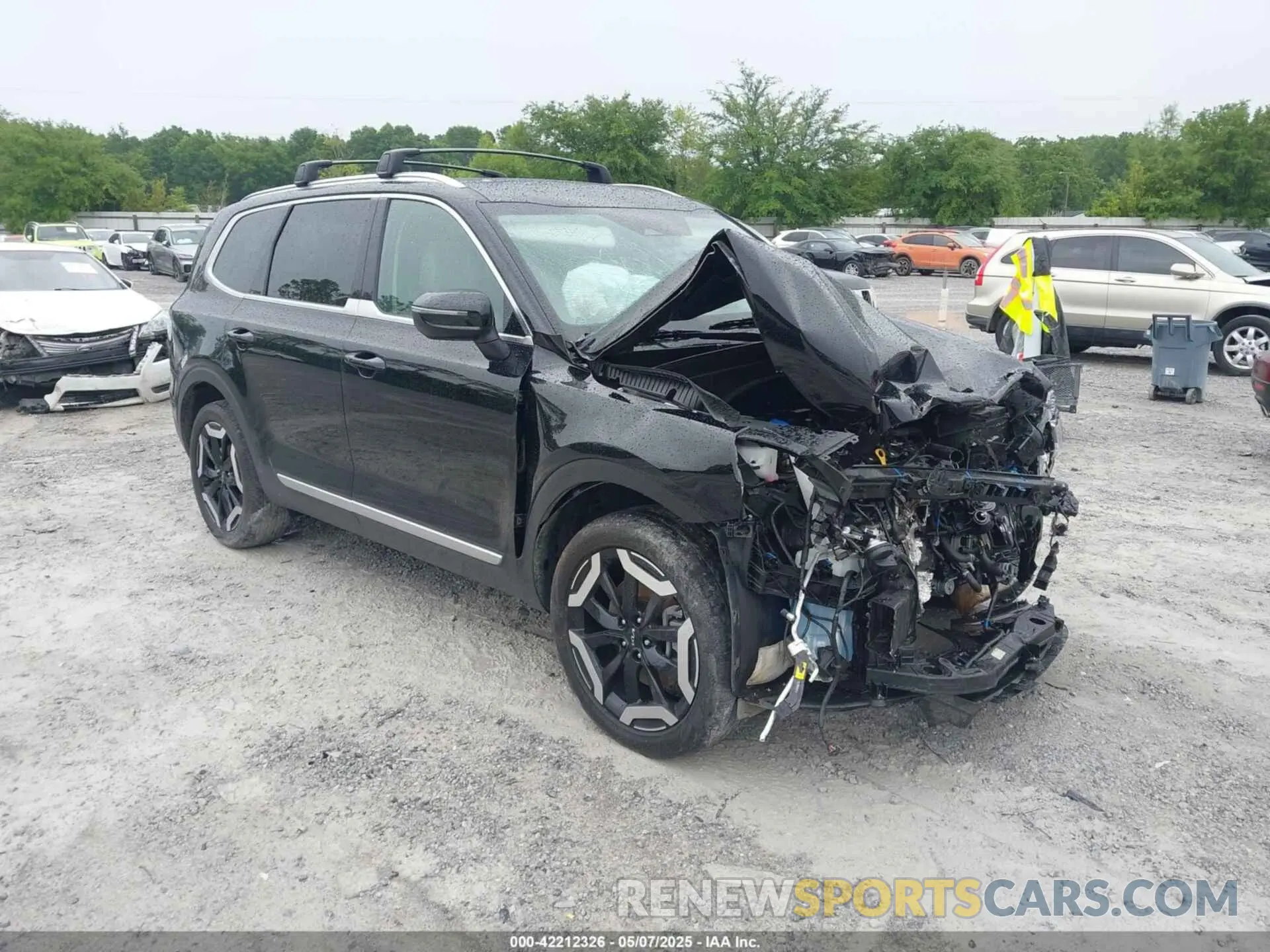 1 Photograph of a damaged car 5XYP34GC9PG339972 KIA TELLURIDE 2023