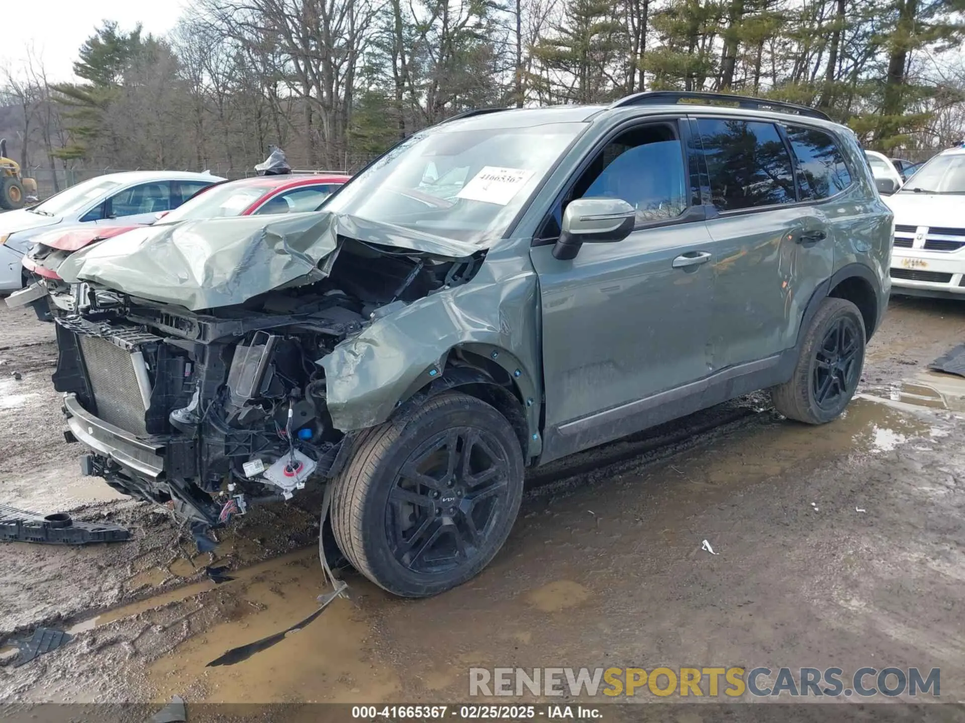 2 Photograph of a damaged car 5XYP3DGC8PG338845 KIA TELLURIDE 2023