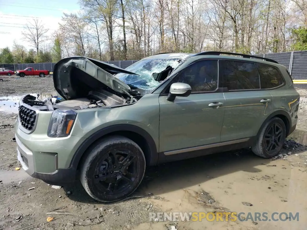 1 Photograph of a damaged car 5XYP3DGC9PG337381 KIA TELLURIDE 2023