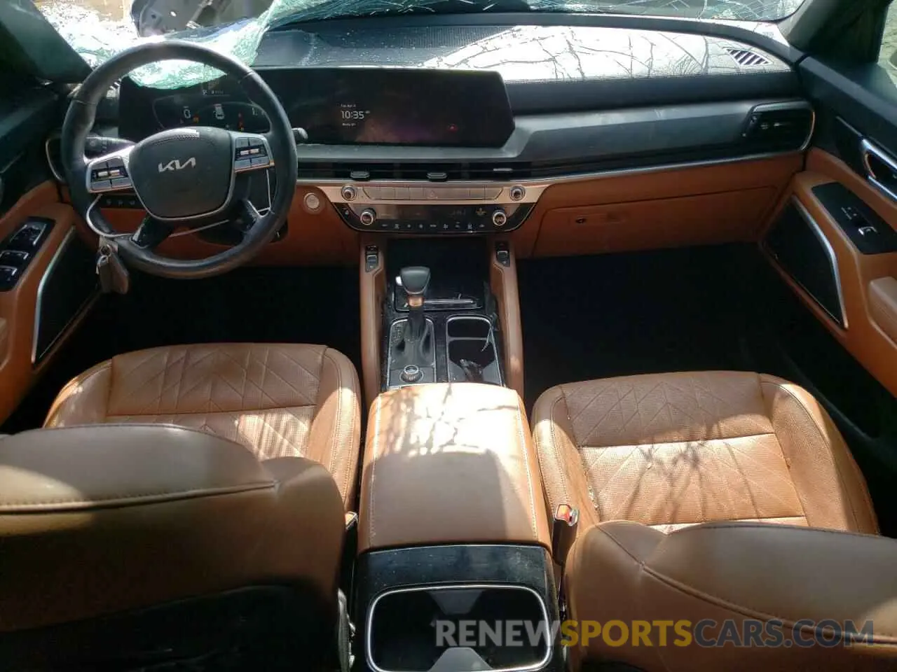 8 Photograph of a damaged car 5XYP3DGC9PG337381 KIA TELLURIDE 2023