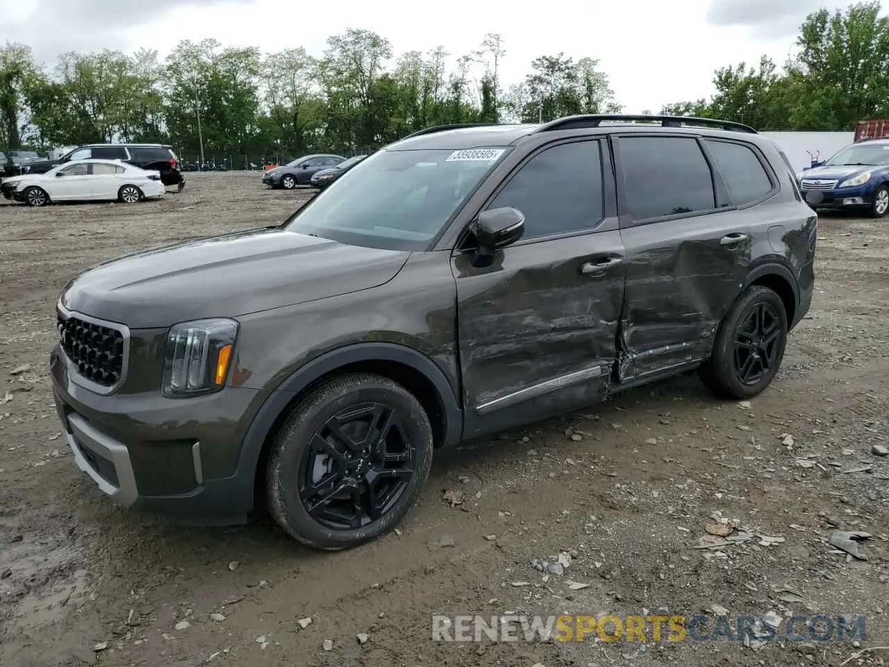 1 Photograph of a damaged car 5XYP3DGCXPG337826 KIA TELLURIDE 2023