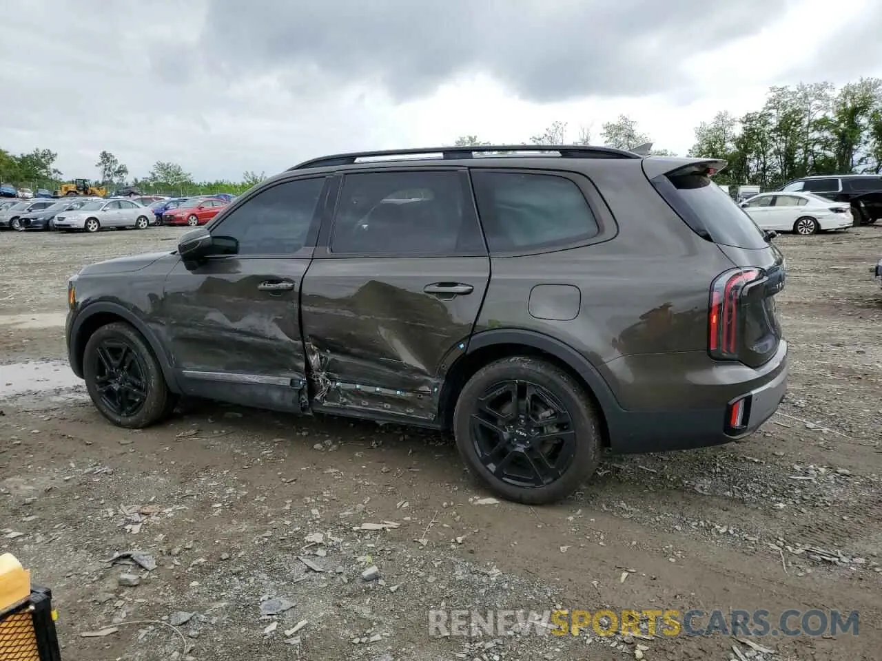 2 Photograph of a damaged car 5XYP3DGCXPG337826 KIA TELLURIDE 2023