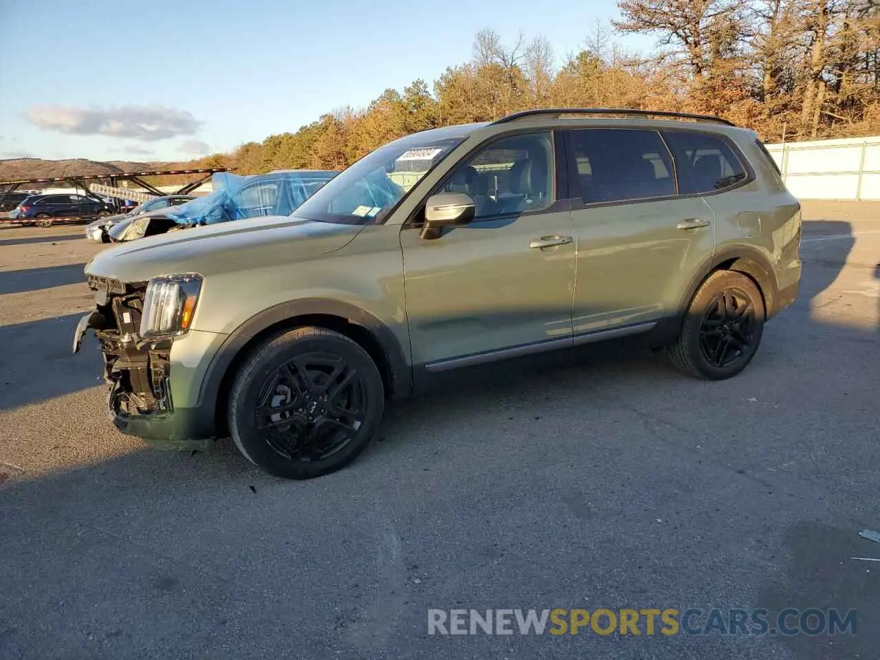1 Photograph of a damaged car 5XYP3DGCXPG360992 KIA TELLURIDE 2023