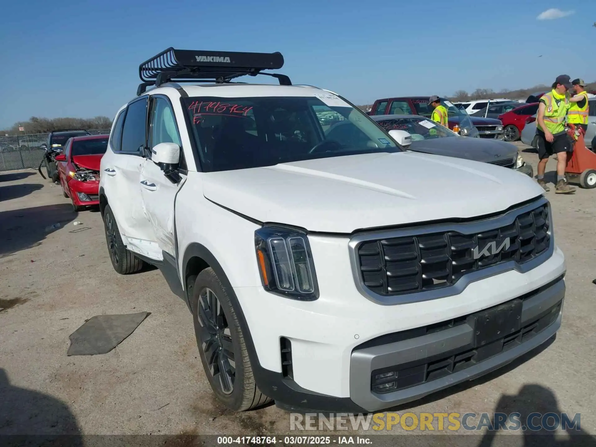 1 Photograph of a damaged car 5XYP54GC0PG334914 KIA TELLURIDE 2023