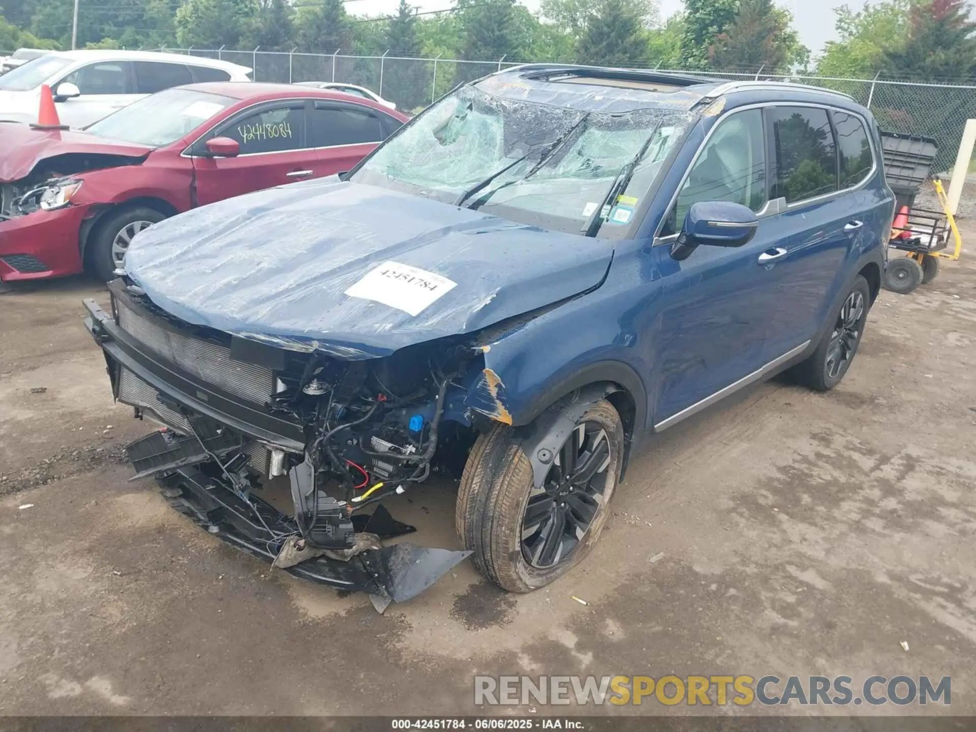 2 Photograph of a damaged car 5XYP5DGC0PG403486 KIA TELLURIDE 2023