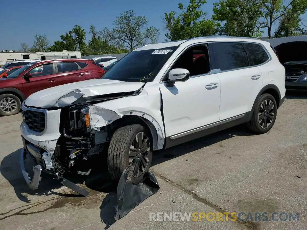 1 Photograph of a damaged car 5XYP5DGC1PG341113 KIA TELLURIDE 2023