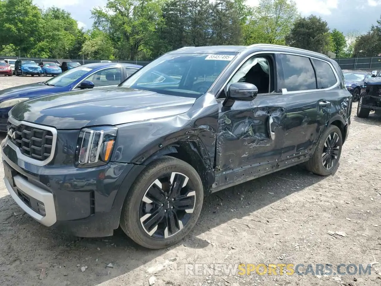 1 Photograph of a damaged car 5XYP5DGC2PG350290 KIA TELLURIDE 2023