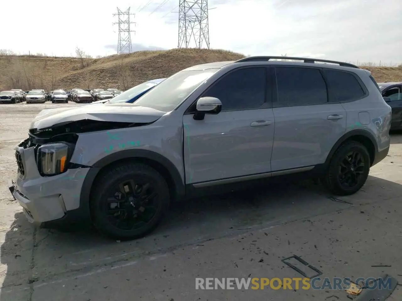 1 Photograph of a damaged car 5XYP5DGC2PG385573 KIA TELLURIDE 2023