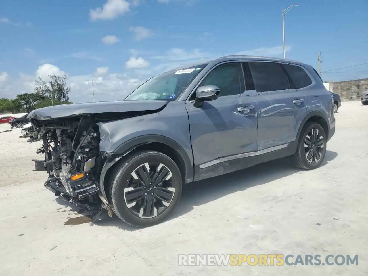 1 Photograph of a damaged car 5XYP5DGC3PG328072 KIA TELLURIDE 2023