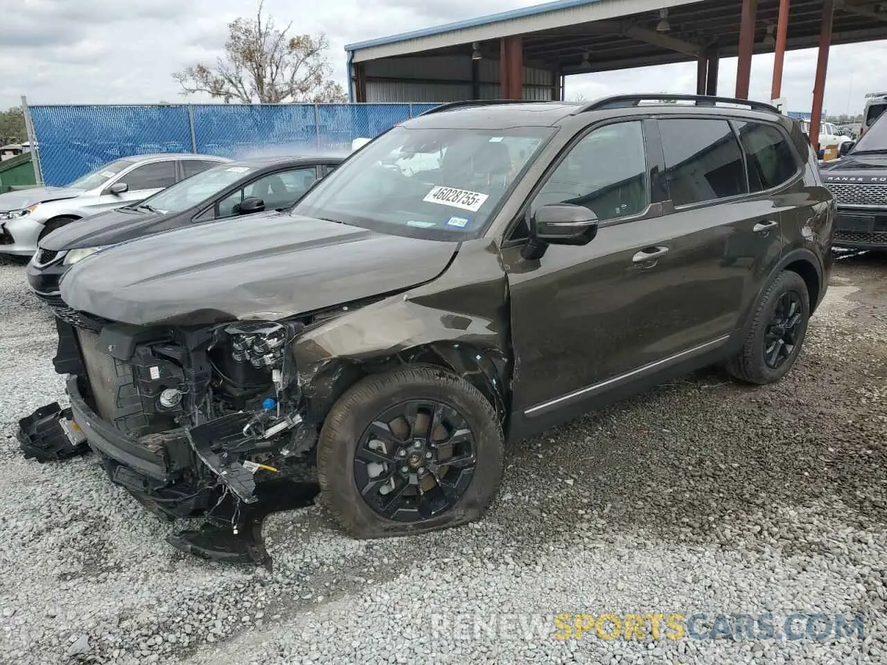 1 Photograph of a damaged car 5XYP5DGC3PG336673 KIA TELLURIDE 2023