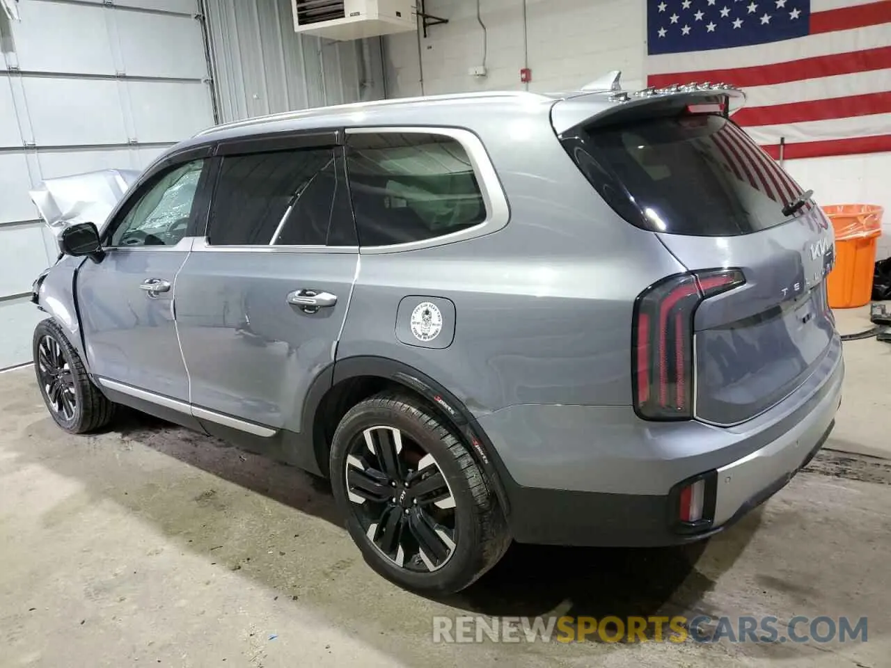 2 Photograph of a damaged car 5XYP5DGC3PG358804 KIA TELLURIDE 2023