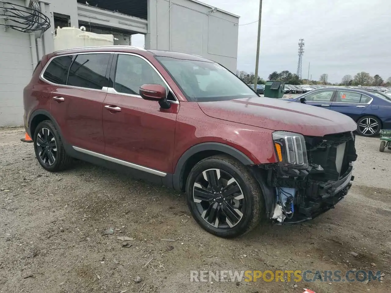 4 Photograph of a damaged car 5XYP5DGCXPG388639 KIA TELLURIDE 2023
