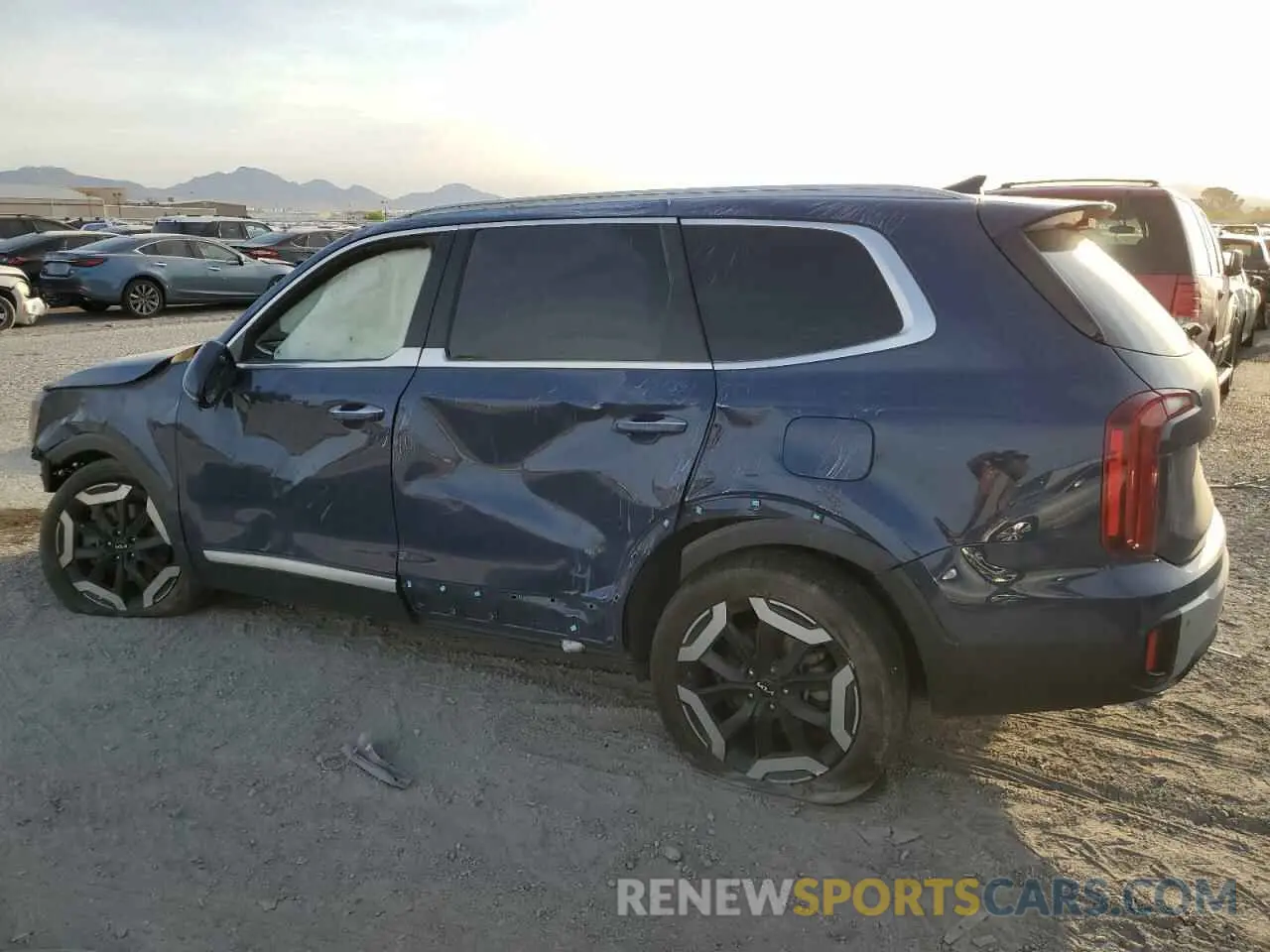 2 Photograph of a damaged car 5XYP64GC0PG383642 KIA TELLURIDE 2023