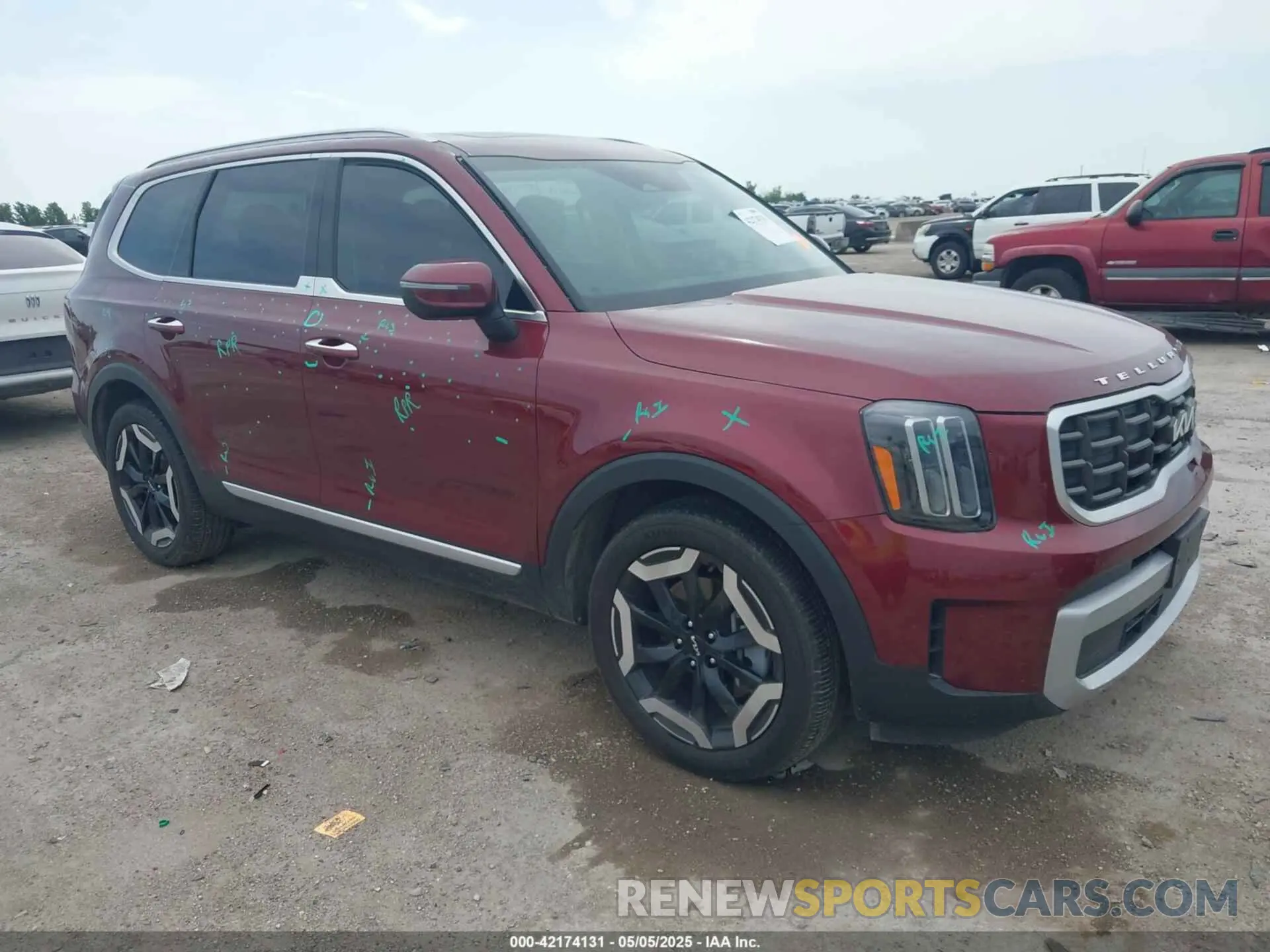 1 Photograph of a damaged car 5XYP64GC1PG352240 KIA TELLURIDE 2023