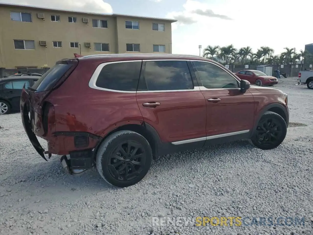 3 Photograph of a damaged car 5XYP64GC5PG357330 KIA TELLURIDE 2023