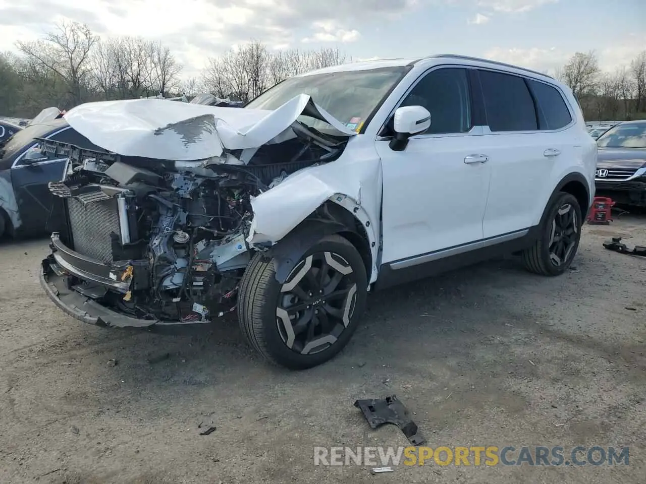 1 Photograph of a damaged car 5XYP6DGC0PG384872 KIA TELLURIDE 2023
