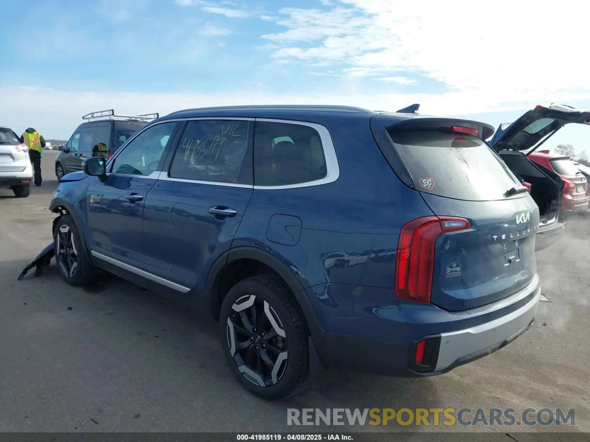 3 Photograph of a damaged car 5XYP6DGC1PG348835 KIA TELLURIDE 2023