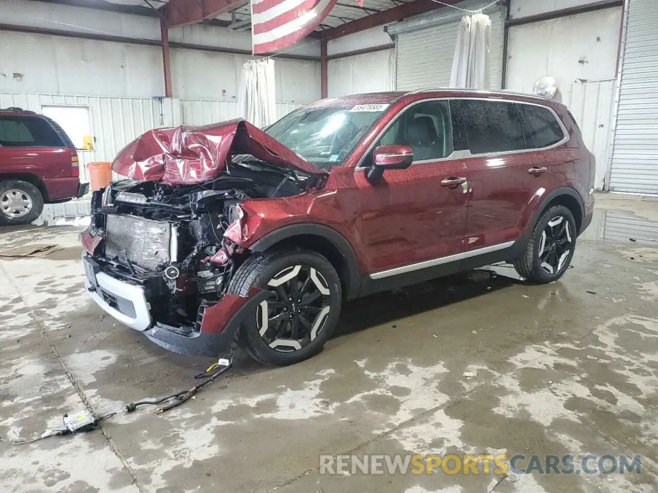 1 Photograph of a damaged car 5XYP6DGC1PG400495 KIA TELLURIDE 2023