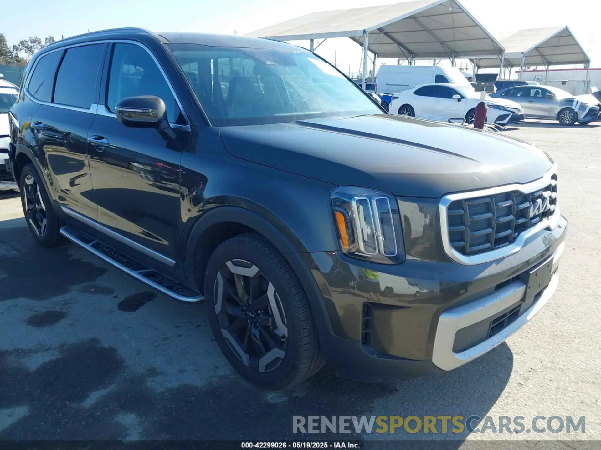 1 Photograph of a damaged car 5XYP6DGC2PG387093 KIA TELLURIDE 2023