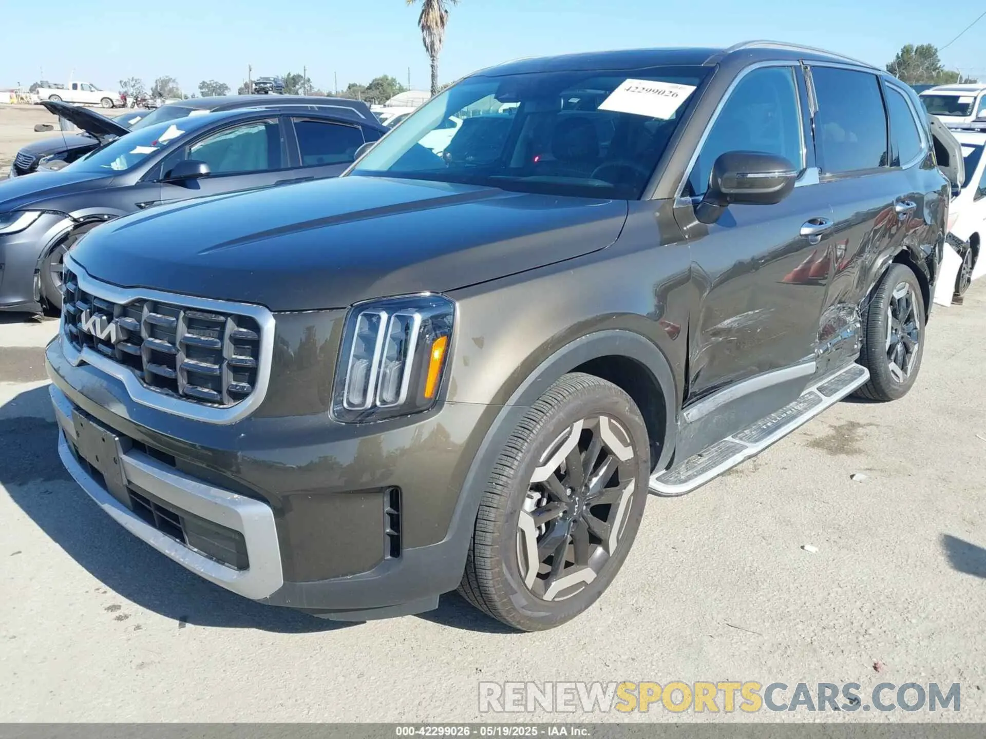 2 Photograph of a damaged car 5XYP6DGC2PG387093 KIA TELLURIDE 2023