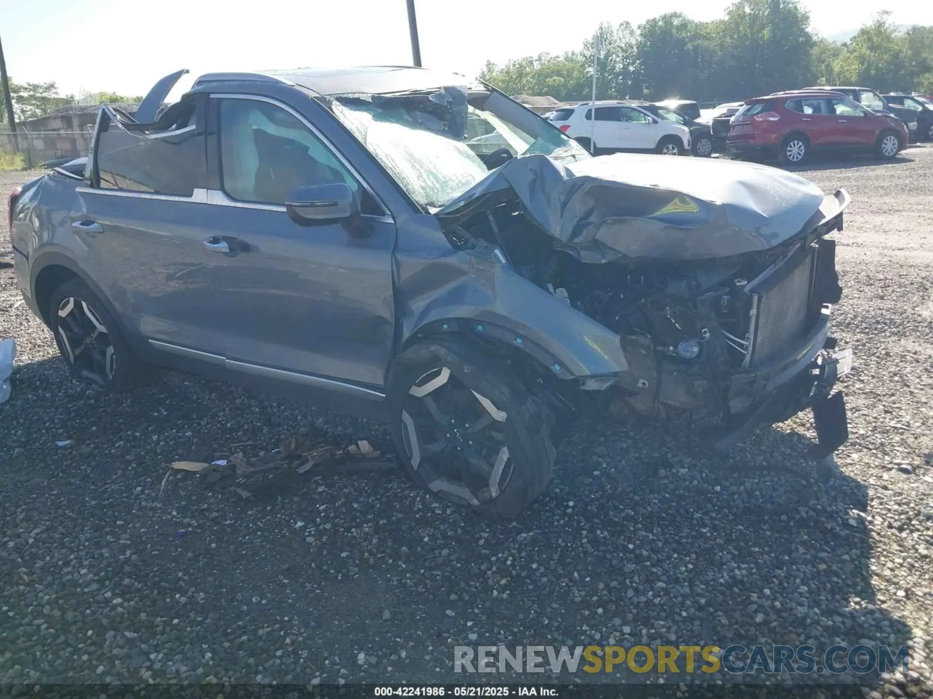 1 Photograph of a damaged car 5XYP6DGC2PG396165 KIA TELLURIDE 2023