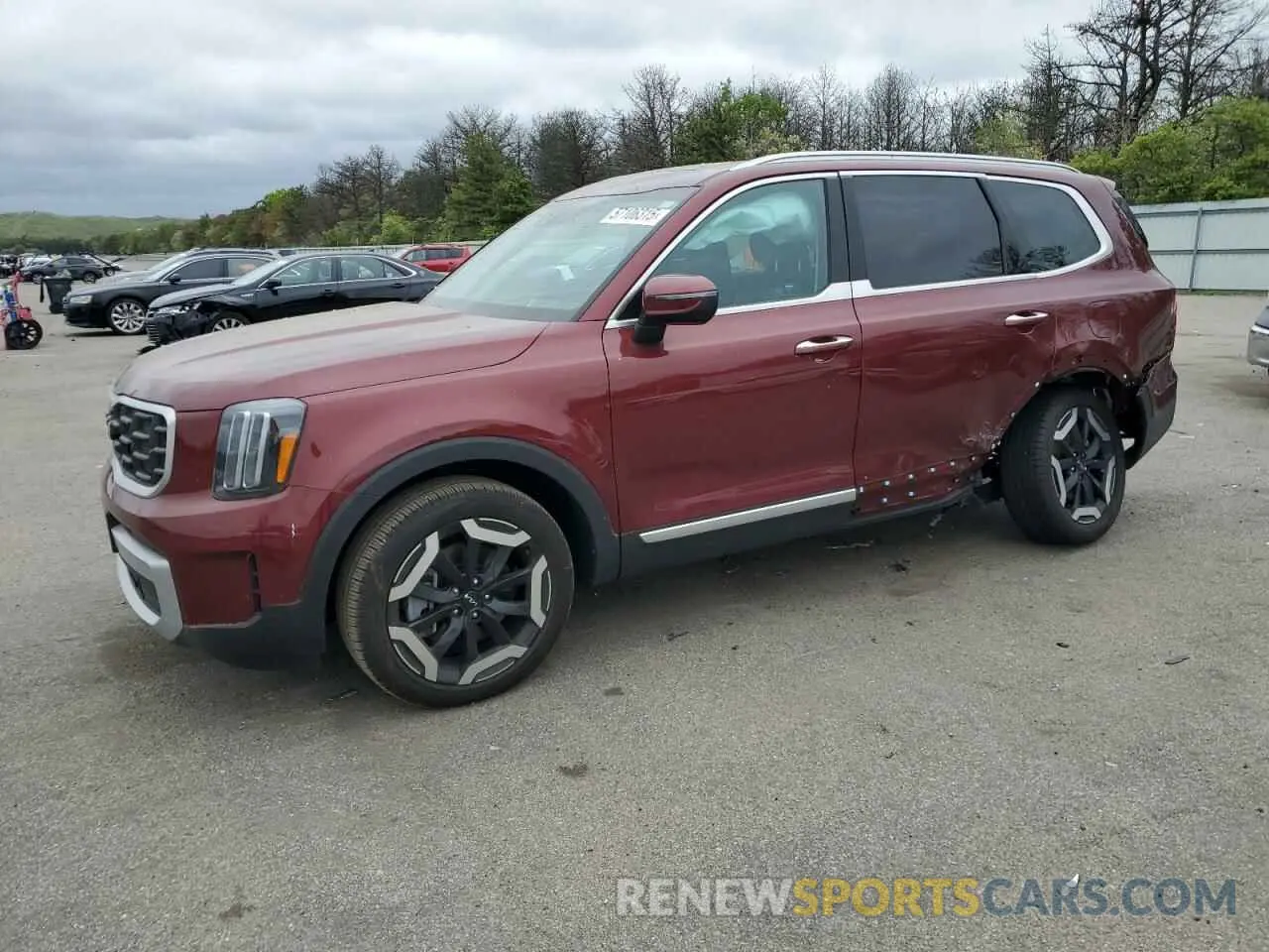 1 Photograph of a damaged car 5XYP6DGC9PG392131 KIA TELLURIDE 2023