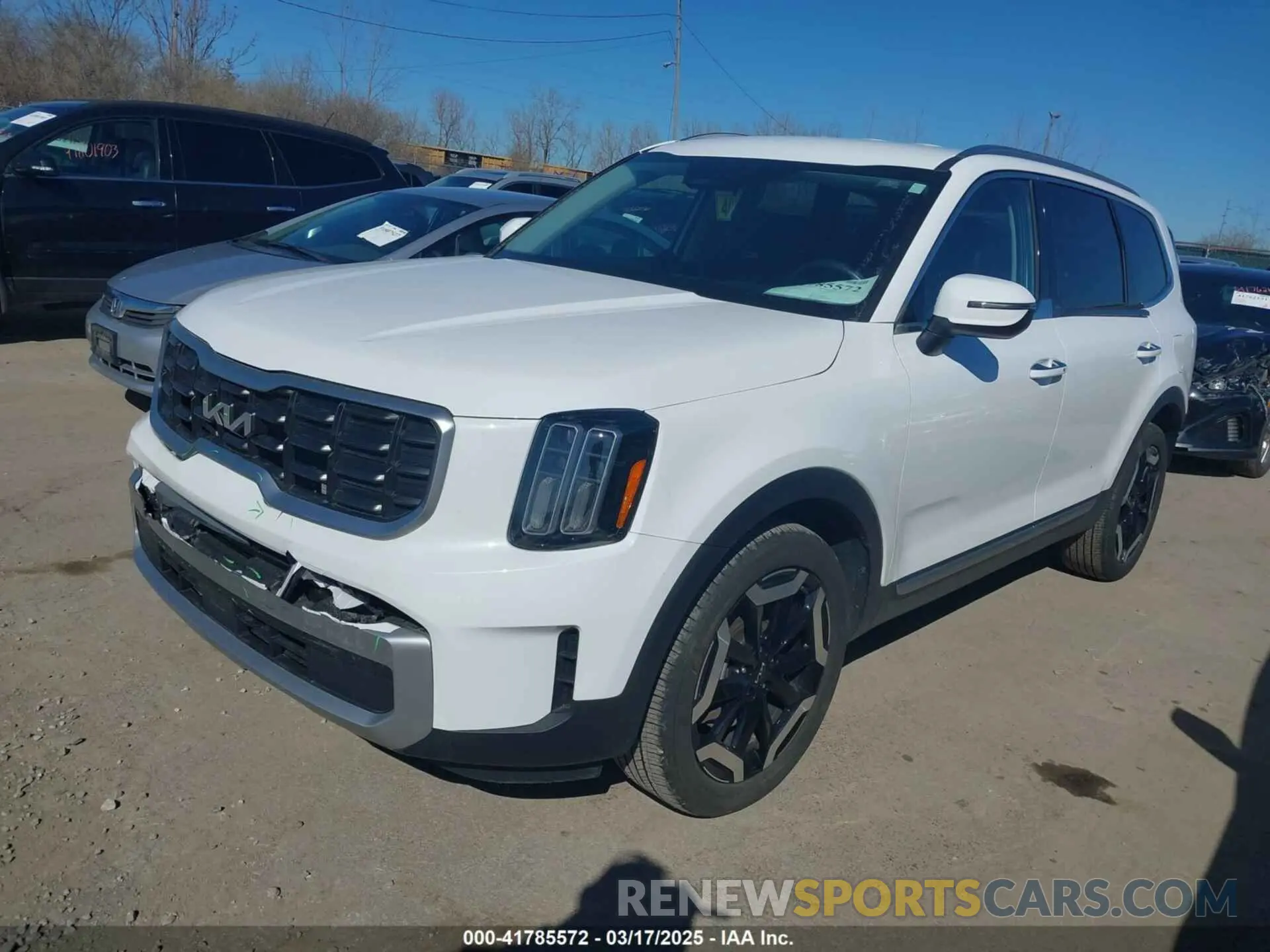 2 Photograph of a damaged car 5XYP6DGCXPG347098 KIA TELLURIDE 2023
