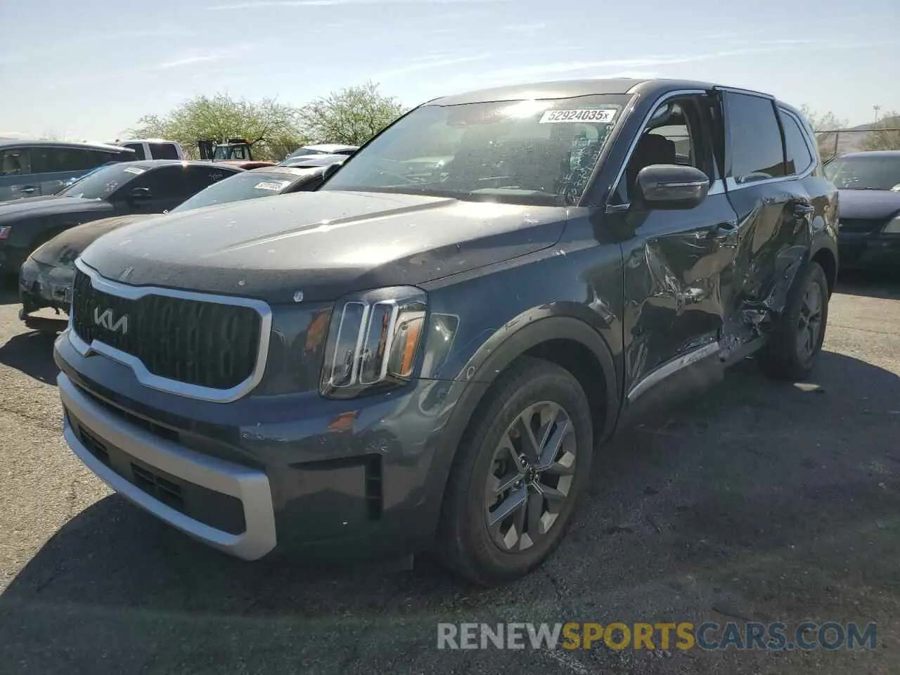 1 Photograph of a damaged car 5XYP24GC9RG482751 KIA TELLURIDE 2024