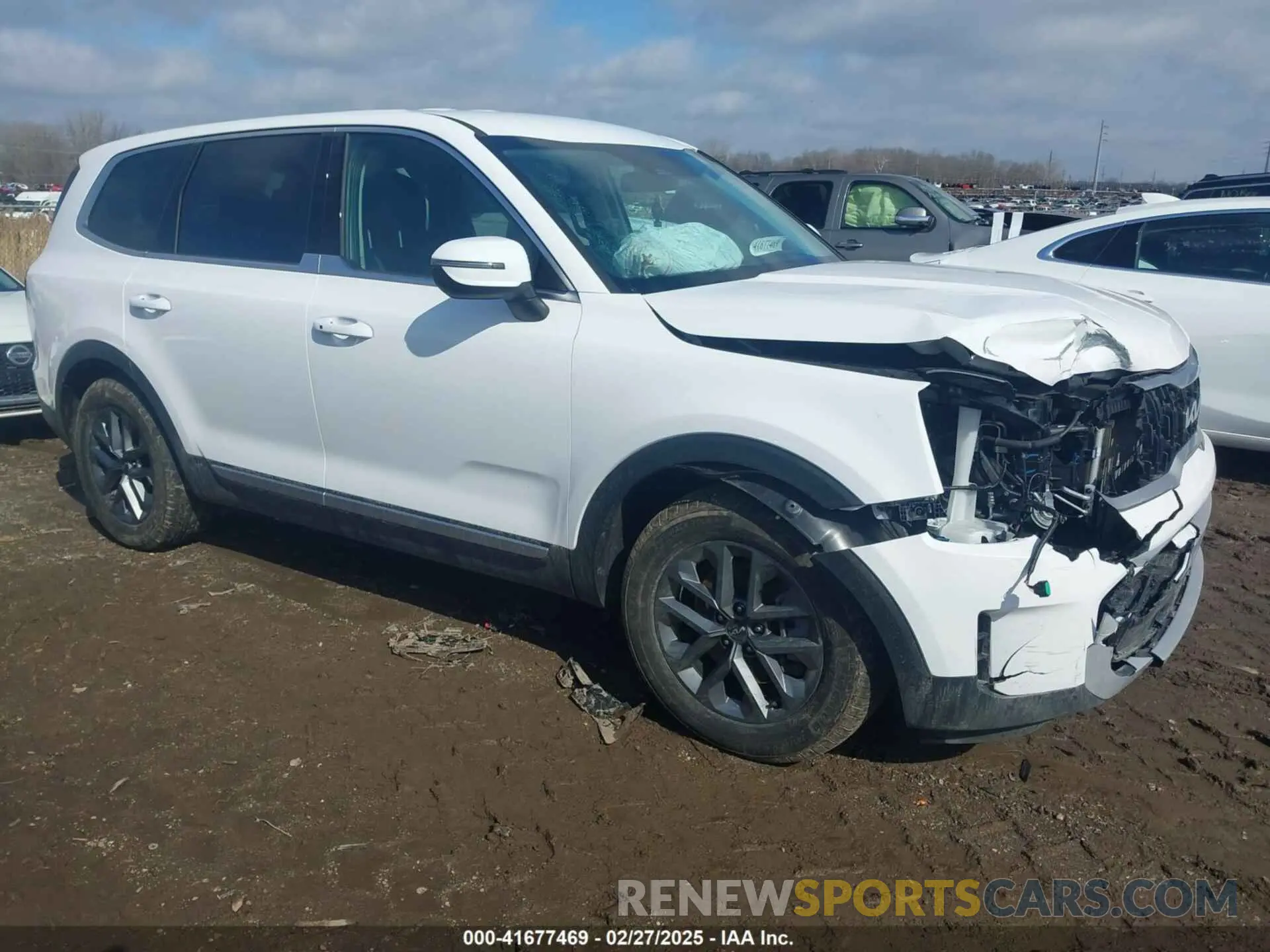 1 Photograph of a damaged car 5XYP2DGCXRG524893 KIA TELLURIDE 2024