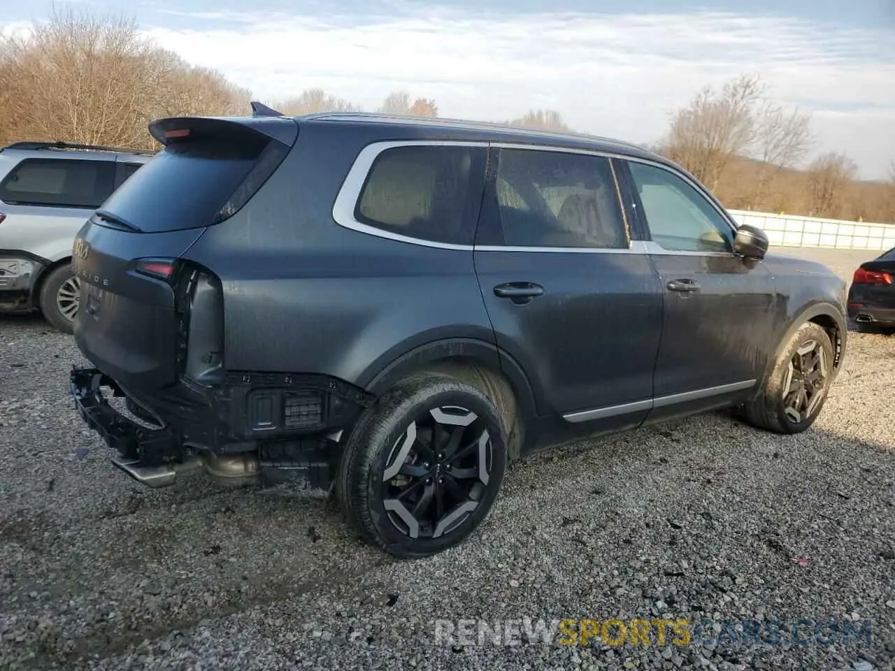 3 Photograph of a damaged car 5XYP34GC0RG417574 KIA TELLURIDE 2024
