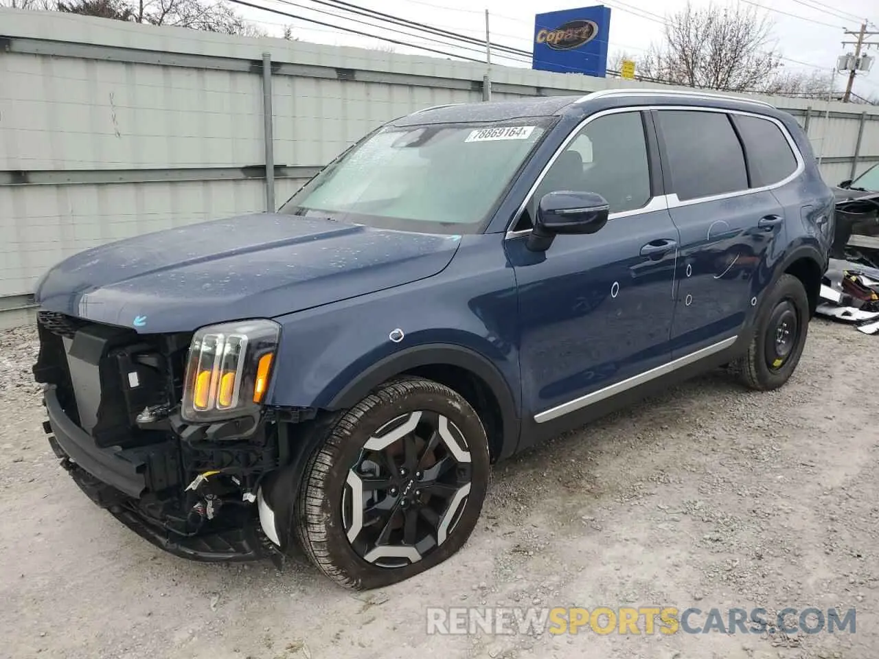 1 Photograph of a damaged car 5XYP34GC1RG502388 KIA TELLURIDE 2024