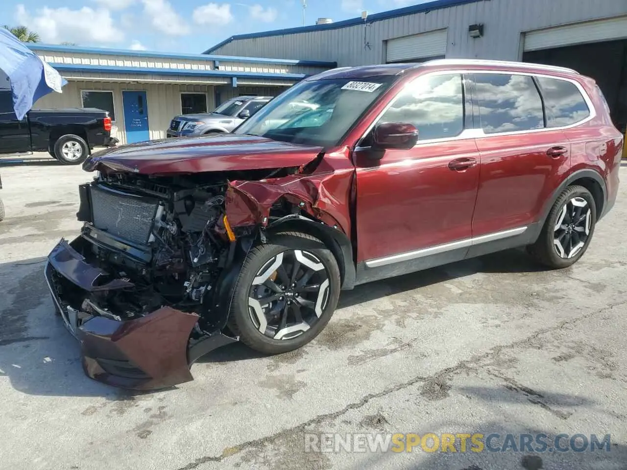 1 Photograph of a damaged car 5XYP34GC3RG554511 KIA TELLURIDE 2024