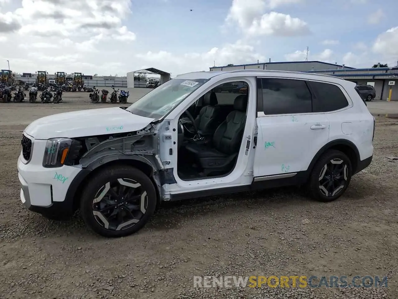 1 Photograph of a damaged car 5XYP34GC7RG504047 KIA TELLURIDE 2024
