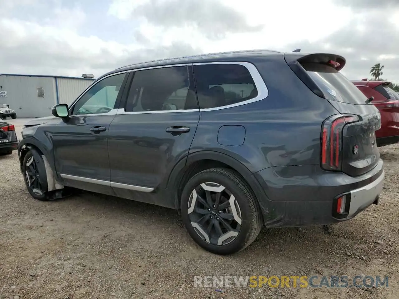 2 Photograph of a damaged car 5XYP34GC8RG533847 KIA TELLURIDE 2024