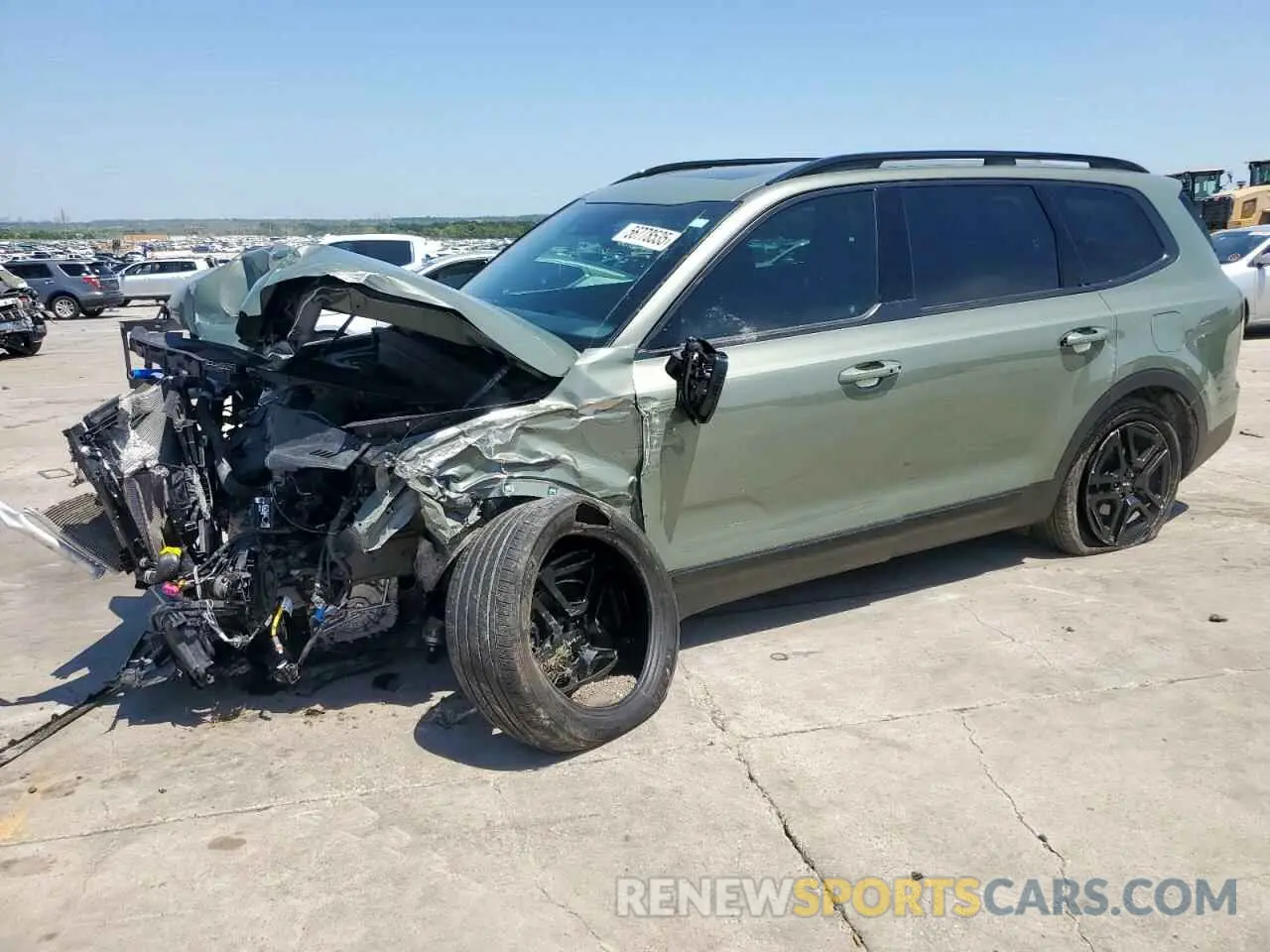 1 Photograph of a damaged car 5XYP3DGC0RG507128 KIA TELLURIDE 2024