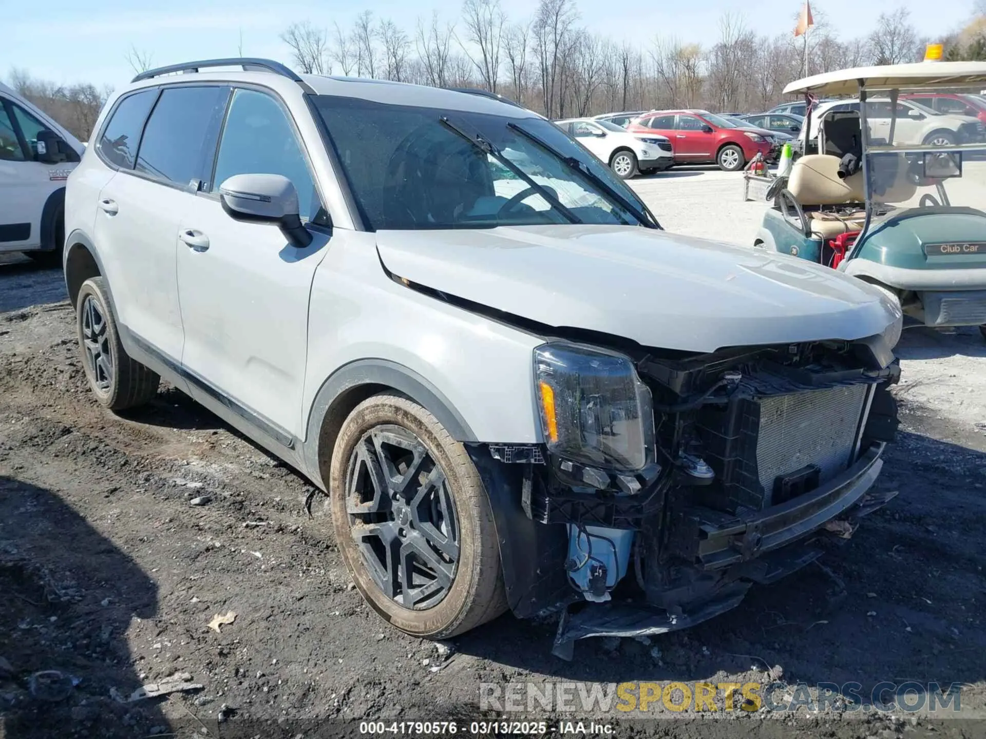 1 Photograph of a damaged car 5XYP3DGC1RG418796 KIA TELLURIDE 2024