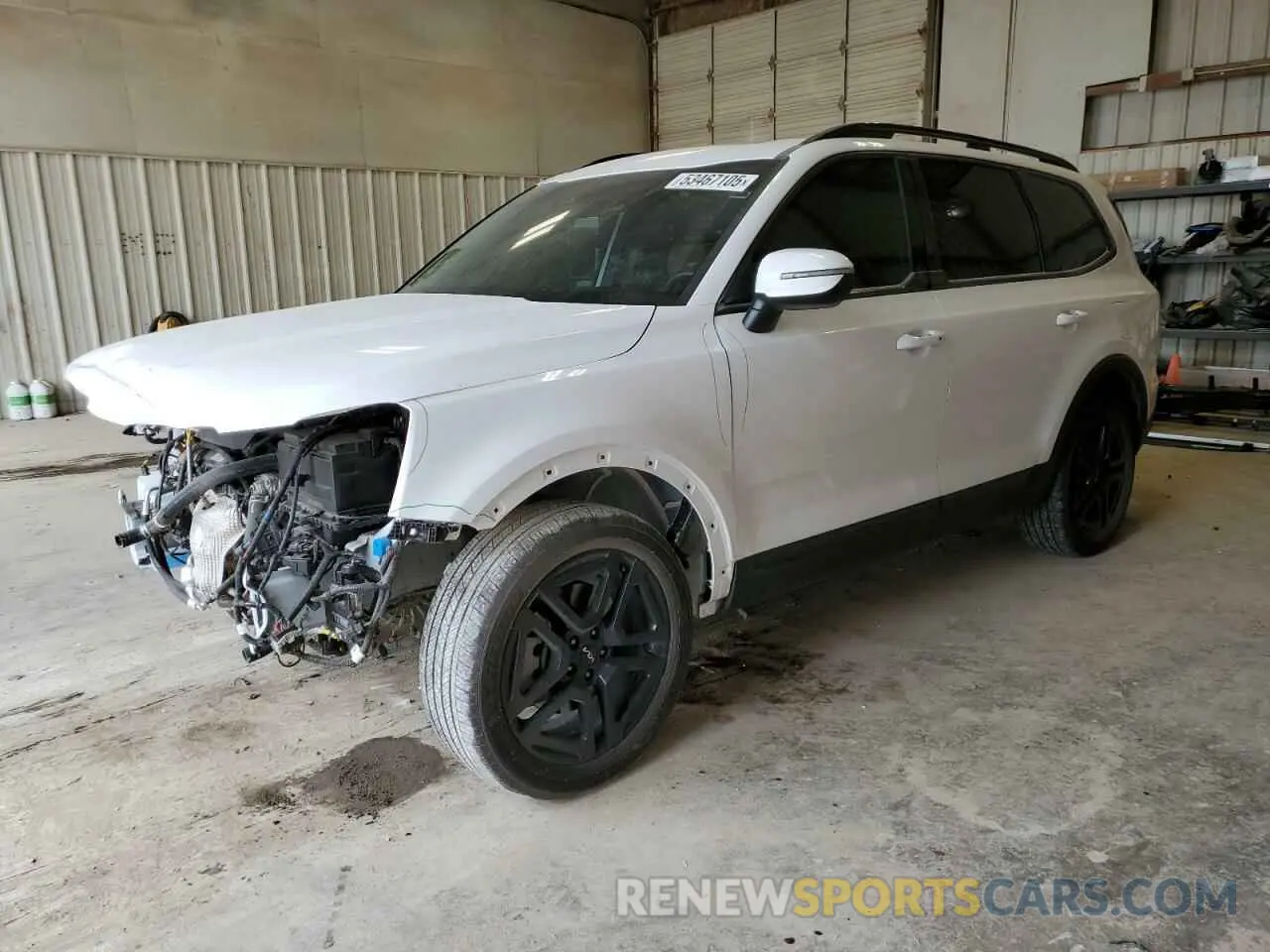 1 Photograph of a damaged car 5XYP3DGC1RG520082 KIA TELLURIDE 2024