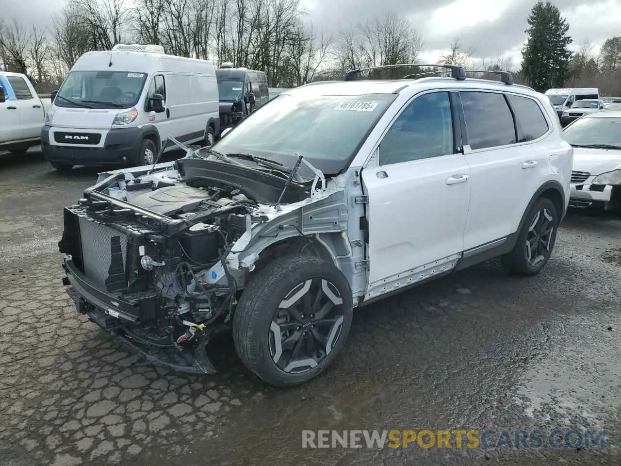1 Photograph of a damaged car 5XYP3DGC2RG451676 KIA TELLURIDE 2024