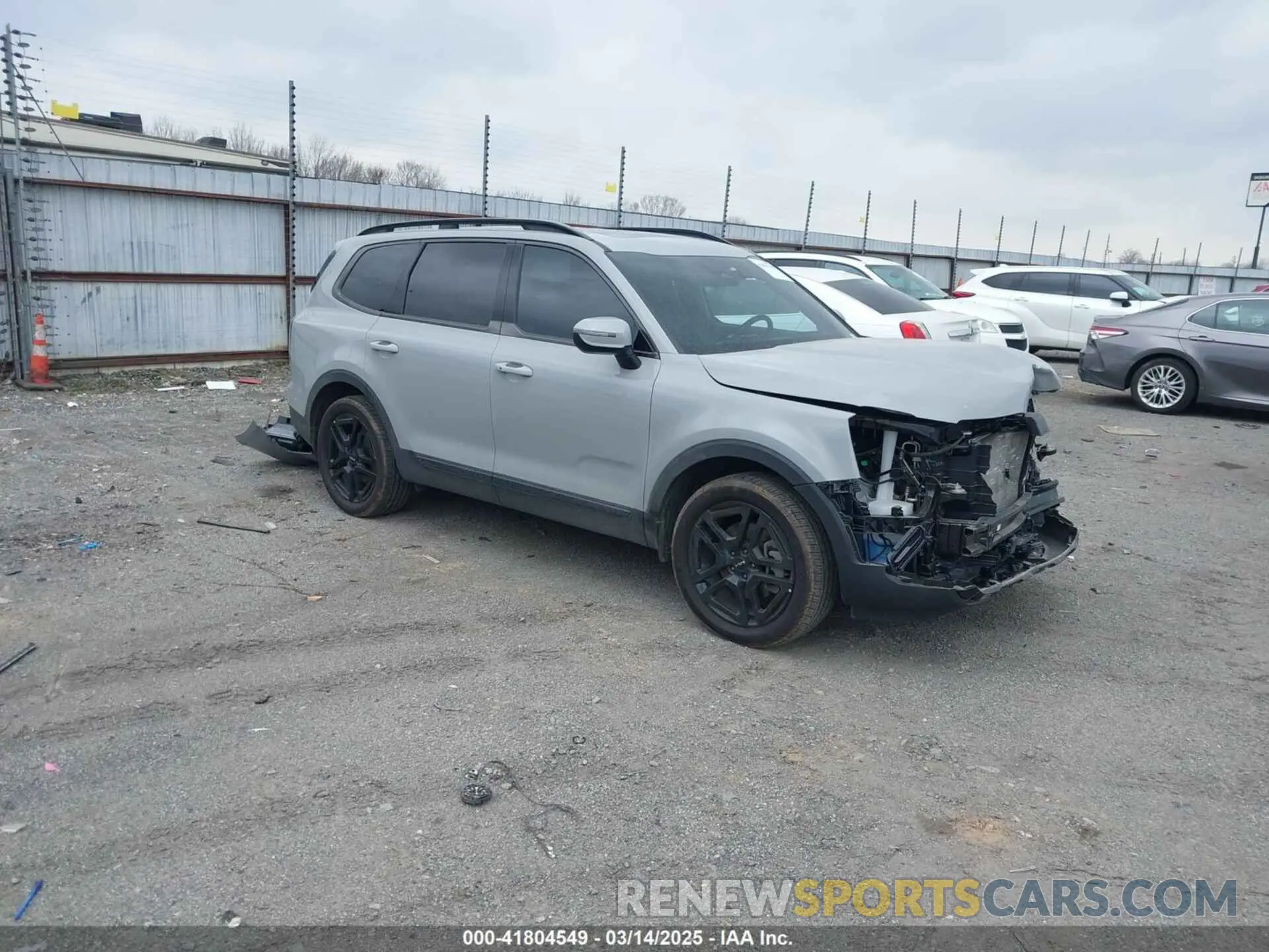 1 Photograph of a damaged car 5XYP3DGC2RG496309 KIA TELLURIDE 2024