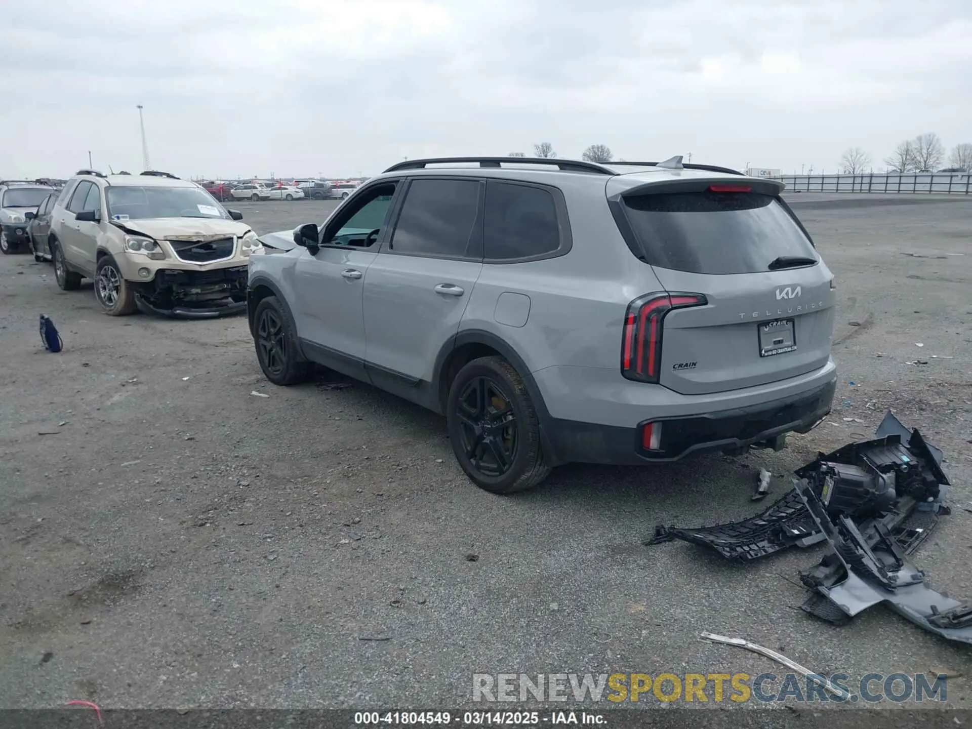3 Photograph of a damaged car 5XYP3DGC2RG496309 KIA TELLURIDE 2024