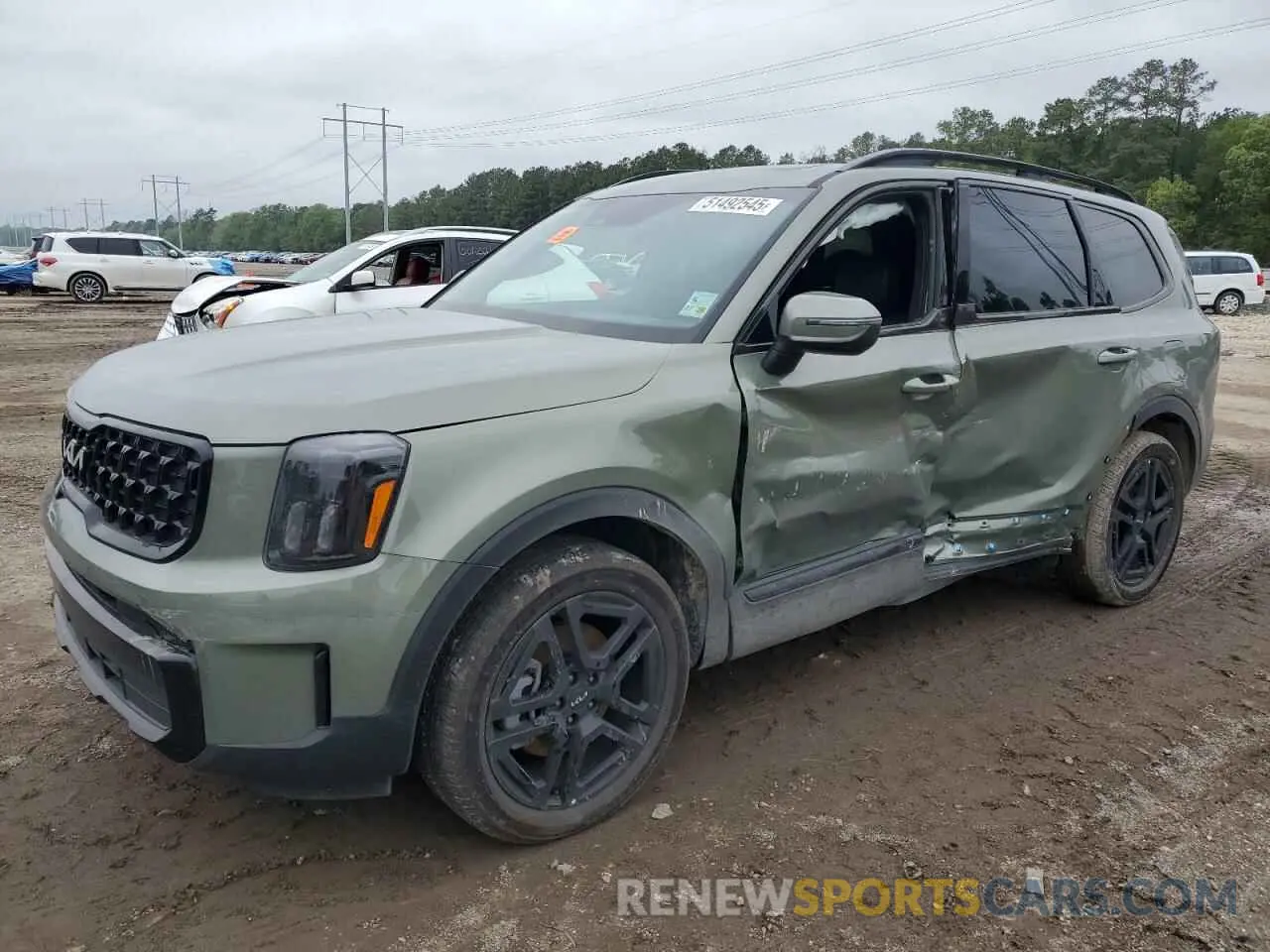 1 Photograph of a damaged car 5XYP3DGC2RG534931 KIA TELLURIDE 2024