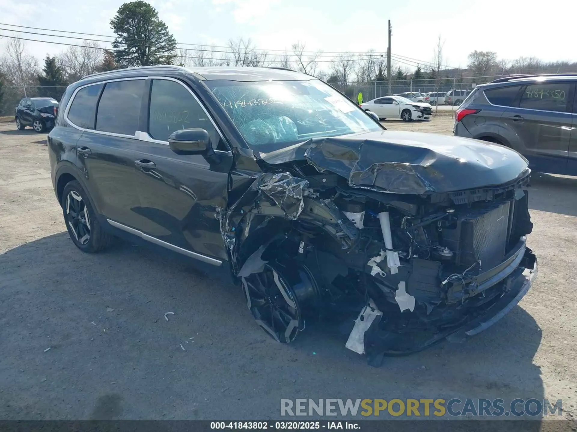 1 Photograph of a damaged car 5XYP3DGC3RG426429 KIA TELLURIDE 2024