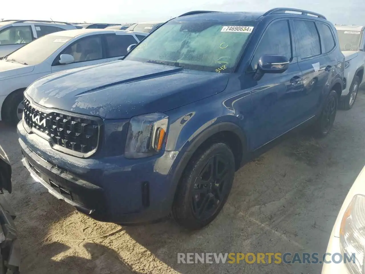 1 Photograph of a damaged car 5XYP3DGC3RG487957 KIA TELLURIDE 2024