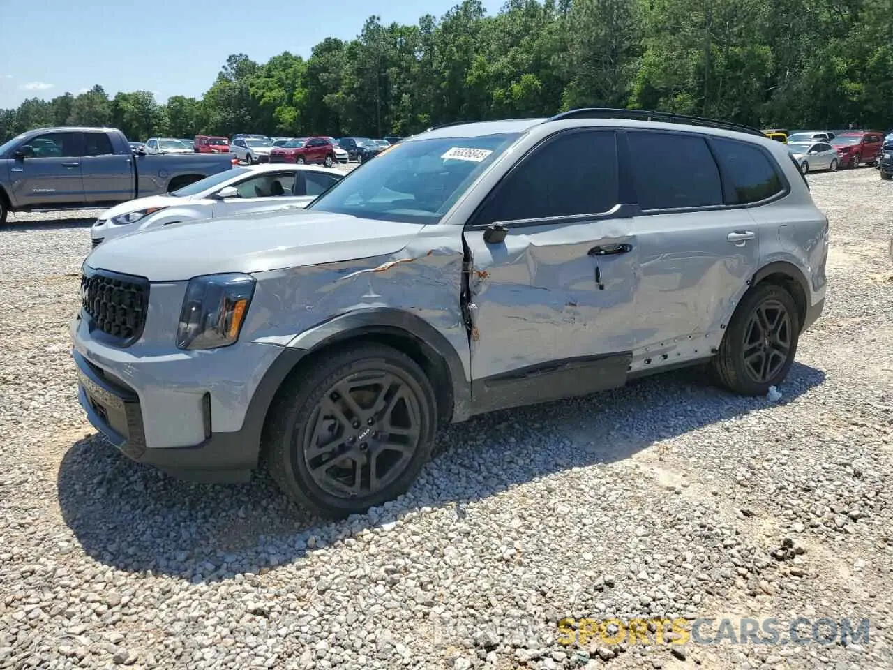 1 Photograph of a damaged car 5XYP3DGC6RG476371 KIA TELLURIDE 2024