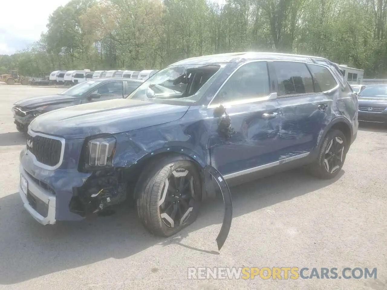 1 Photograph of a damaged car 5XYP3DGC7RG453682 KIA TELLURIDE 2024