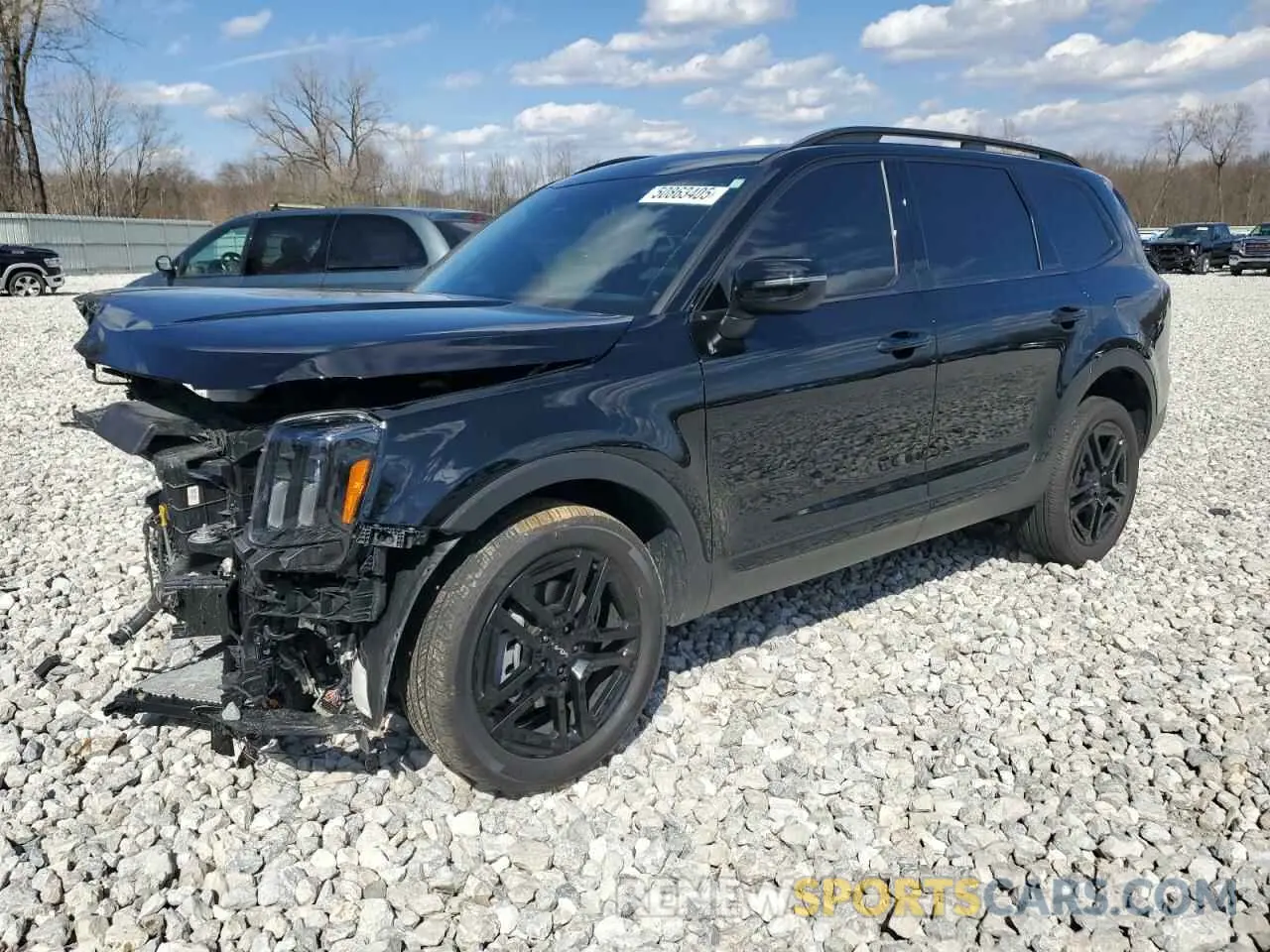 1 Photograph of a damaged car 5XYP3DGCXRG541965 KIA TELLURIDE 2024